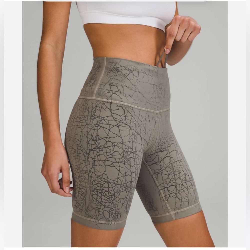 lululemon athletica Gray Patterned Women Shorts